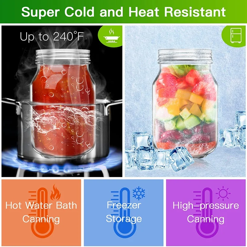 100 шт. крышки для консервирования с широким горлышком шариков банок Керр