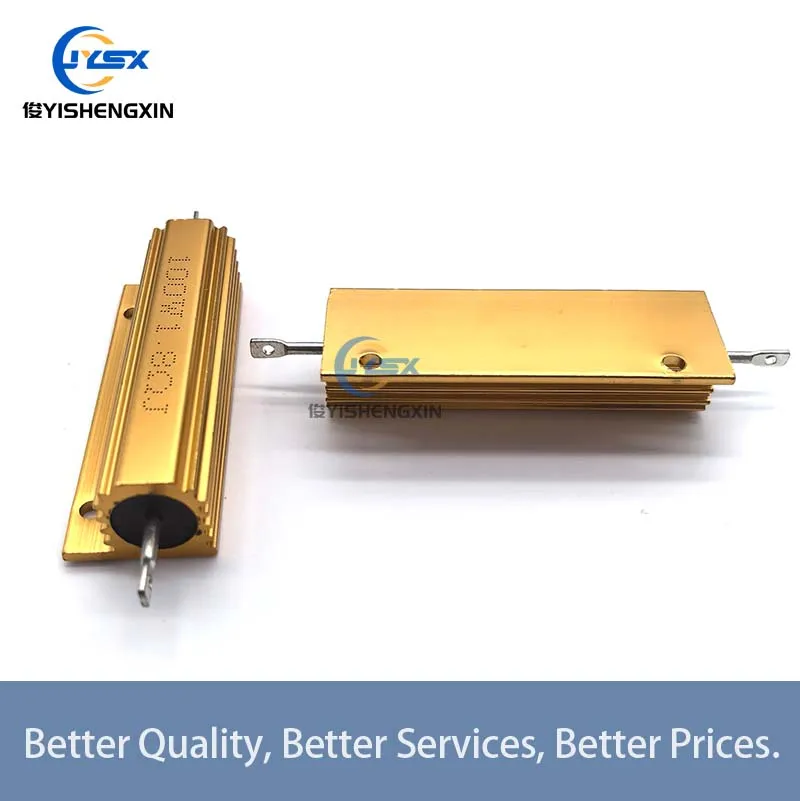 2 шт. проволочный резистор 100 Вт RX24 алюминиевый мощный металлический корпус 0 01 ~ 200