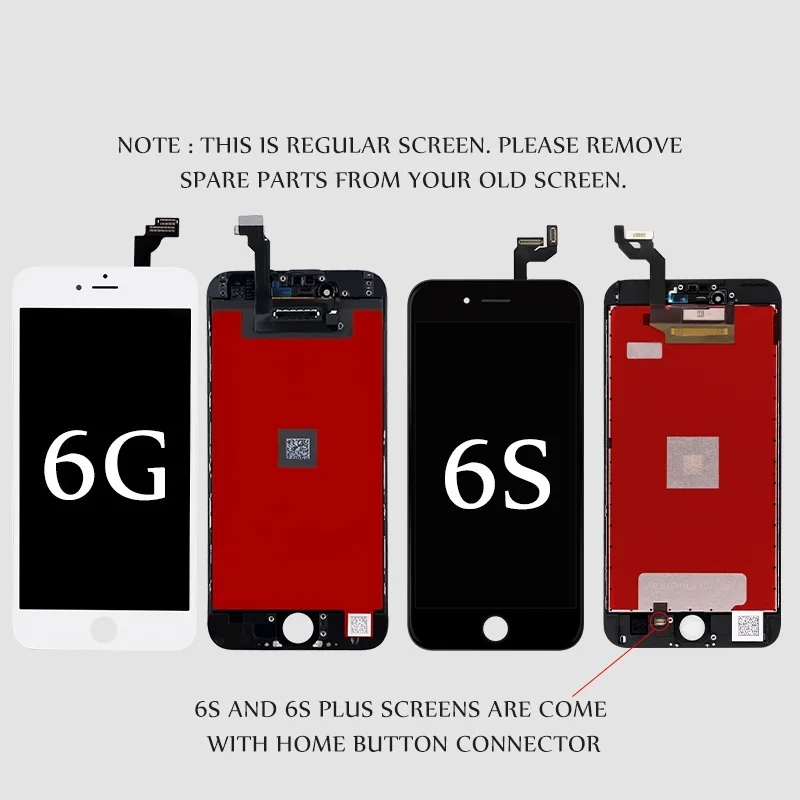 AAA+++ For iPhone 5S 6 6S 7 8 Plus LCD Display With 3D Touch Screen Assembly Replacement For iPhone X XR XS Max OLED True Tone enlarge