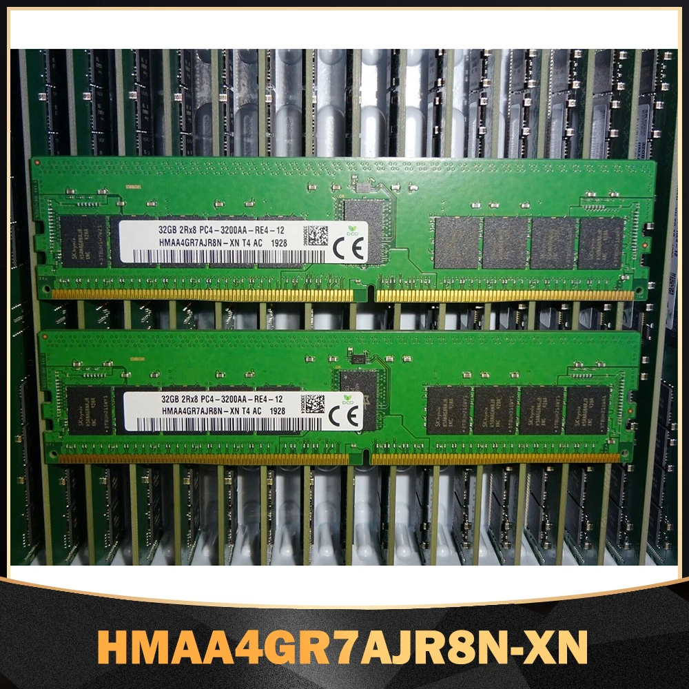 

High Quality 32GB 32G DDR4 2RX8 3200 ECC REG RAM For SK Hynix Memory HMAA4GR7AJR8N-XN