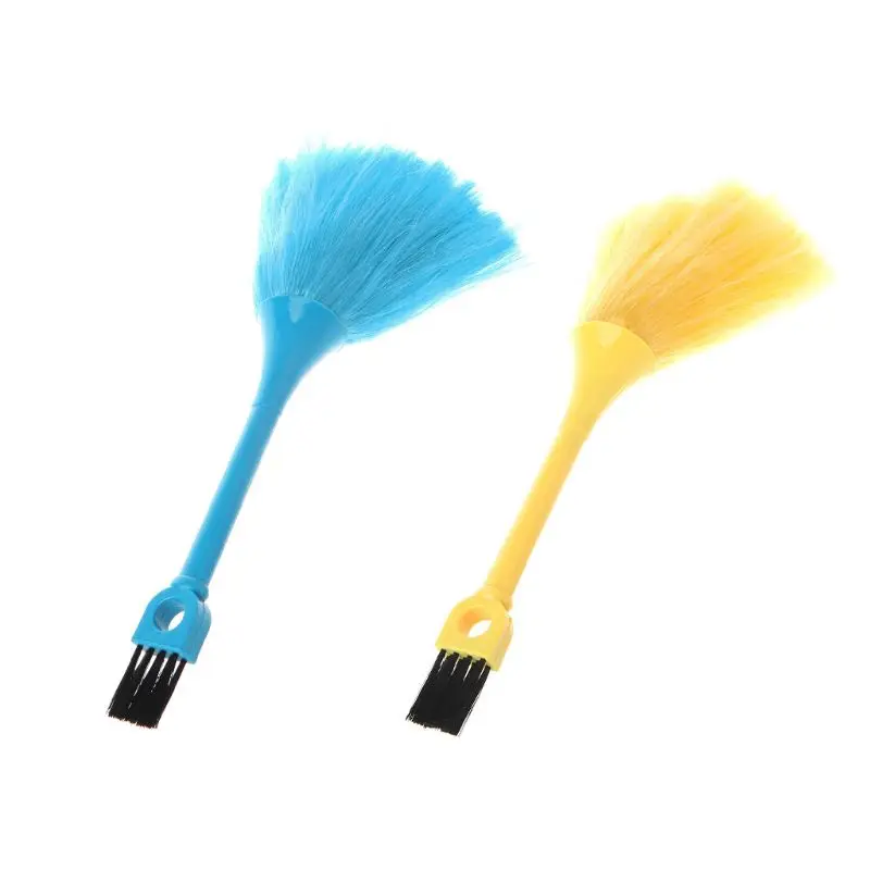 Small Portable Plastic Handle PCB-Circuit Board Anti Static Brush Yellow Blue J60A