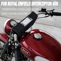 for royal enfield interceptor 650 continental gt650 classic 350 motorcycle waterproof and dustproof storage handlebar bag