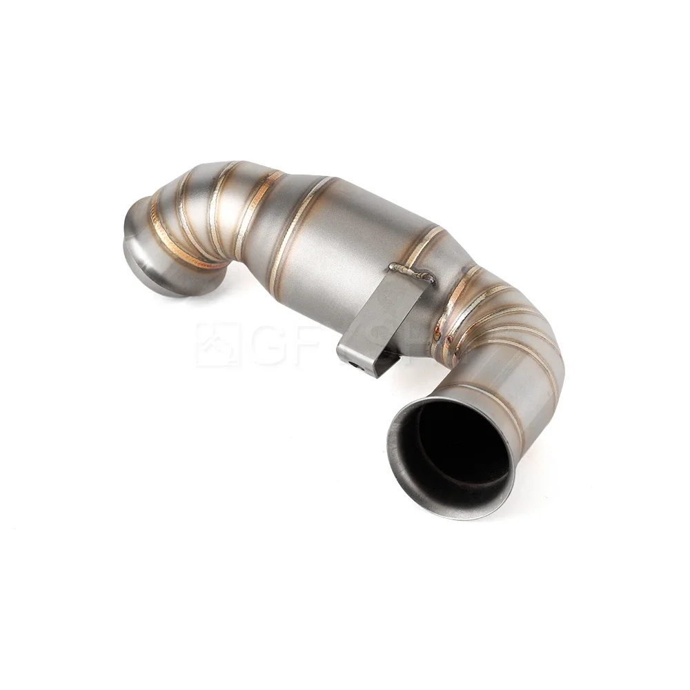 

Для KTM 890 Adventure 2021 2022 2023 Duke 890 2021-2023 ADV/Rally/R Escape выхлопная труба среднего звена мотоцикла без шнуровки