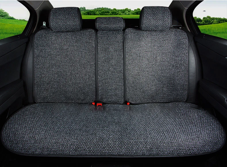 

Льняные автомобильные чехлы для сидений Geely с геометрическим рисунком Atlas Coolray Tugella, все модели автомобиля, искусственная кожа, накидка на автомобиль