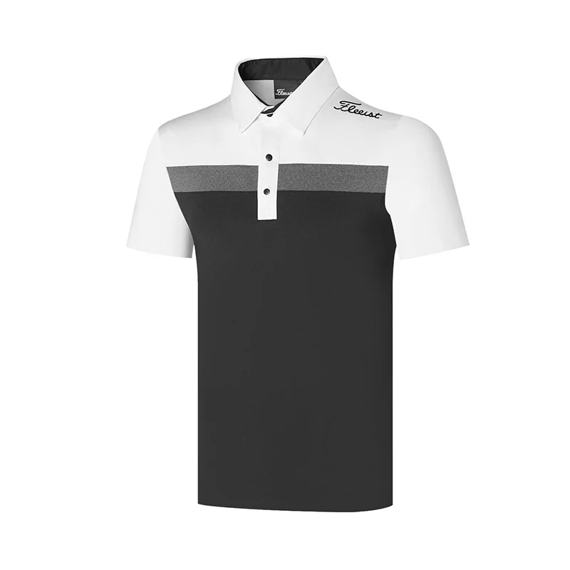

New Golf Clothing Men's Outdoor Sports Short Sleeve Casual Slim Fit Breathable Quick Drying T-shirt Polo Shirt
