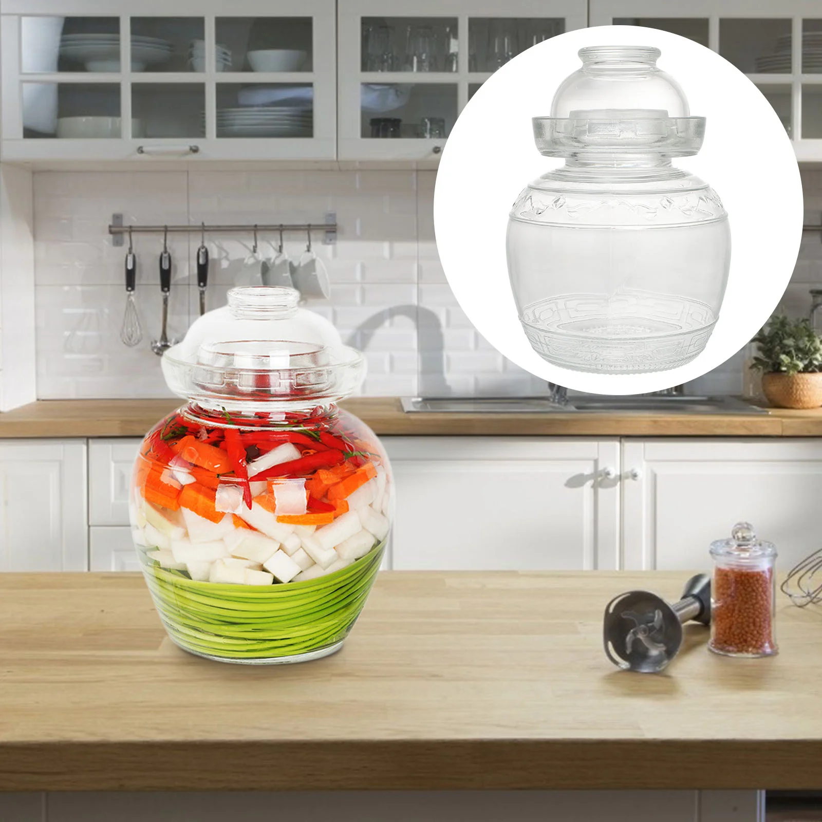 

Банка из стекла, пищевая ферментация, кружка, ферментация, кухонные банки кимчи, банка для хранения, консервная крышка, китайский контейнер, ...