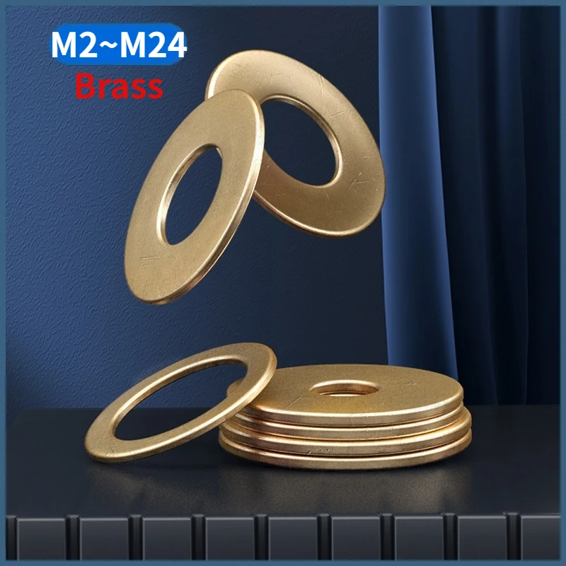 

Латунные плоские шайбы M2-M24