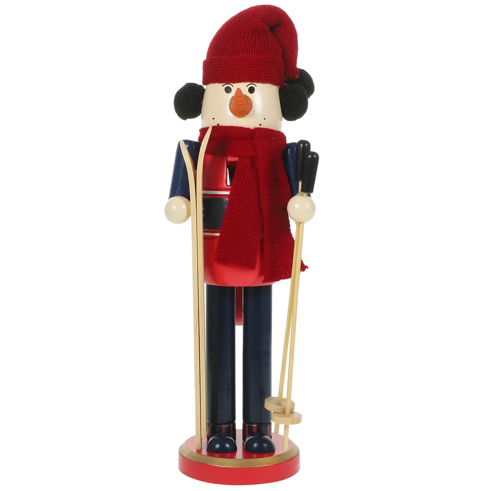 

Toy Wooden Nutcrackers Craft Unique Christmas Gifts Outdoor Decor Small Walnut Xmas Table Ornament
