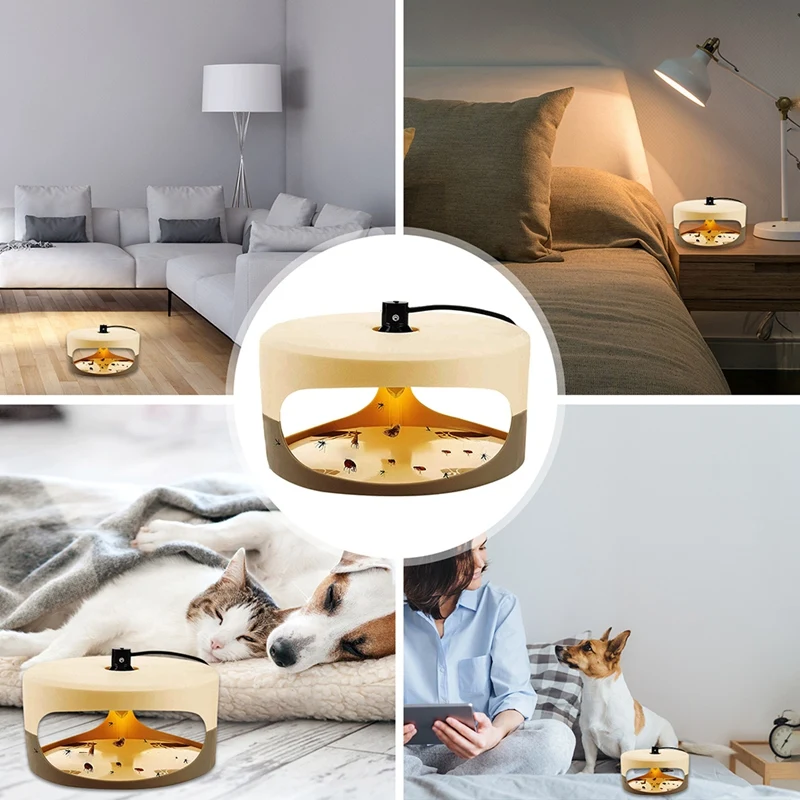 Ловушка для насекомых ловушка клопов с липкими дисками электрическая лампа