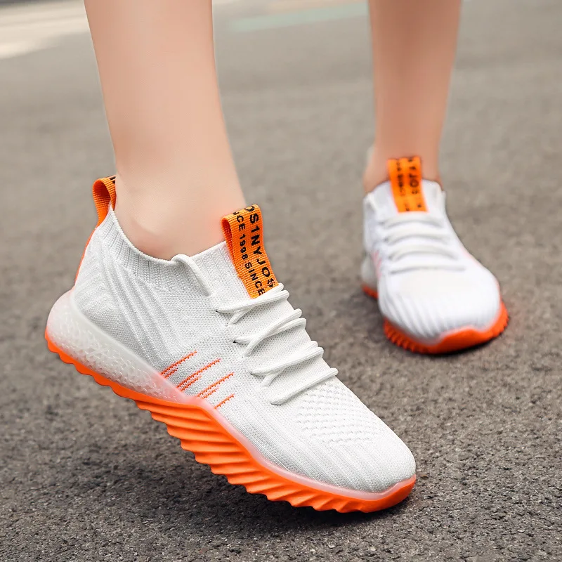 

Кроссовки женские на шнуровке, Вулканизированная подошва, дышащая сетчатая повседневная спортивная обувь, 2023
