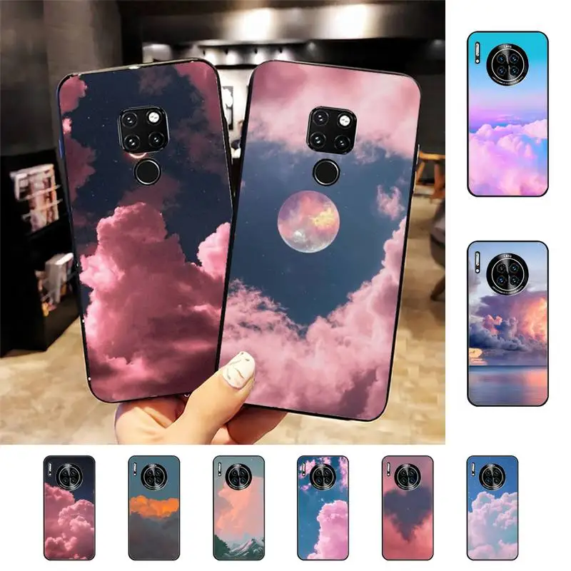 

Colorful cloud Phone Case for Huawei Mate 20 10 9 40 30 lite pro X Nova 2 3i 7se