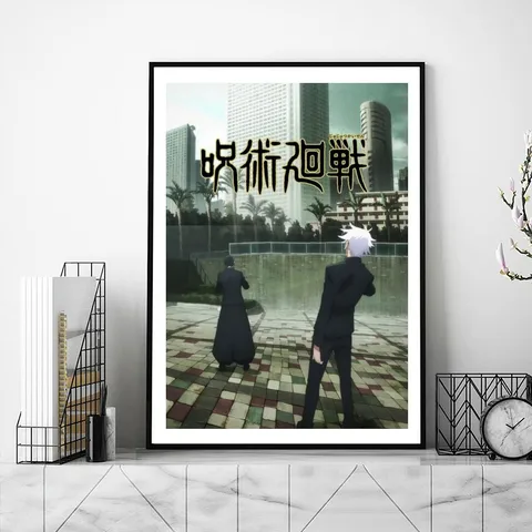 Билибили юютсу касин сезон 2 аниме постер галерея принты самоклеящиеся домашний декор украшения настенные наклейки гостиная стикер
