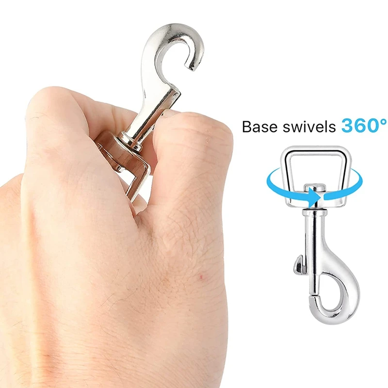 20 шт. карабины для соединения поводок собак прочная поворотная застежка пряжка с