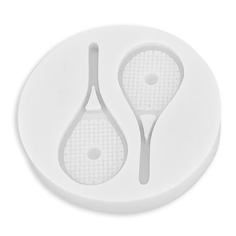 Силиконовая форма для теннисной ракетки инструменты смолы глиняная рукоделия