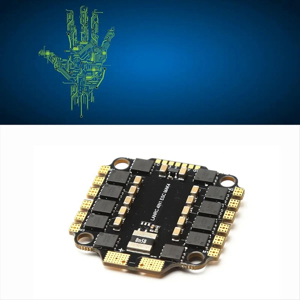 Фото (A65I) BLS-45A 4-в-1 ESC 2-6S FPV ESC 30x30мм с поддержкой DShot300-600/Multishot/Oneshot/PMW для RC FPV дронов №2