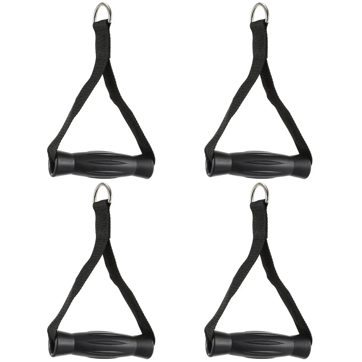 

4 Pc Tool Comfortable Fitness Handle Portable Muscle Training Home Accessory Gym Machines Household Plastic Exercise Equipment