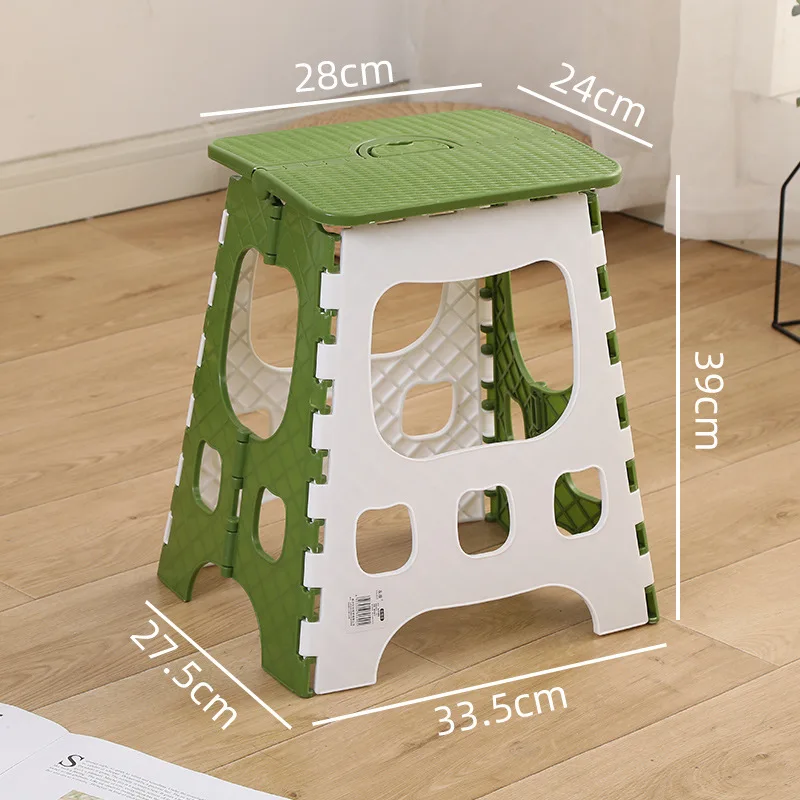 0466 Складной табурет портативный уличный пластиковый для рыбалки скамейка