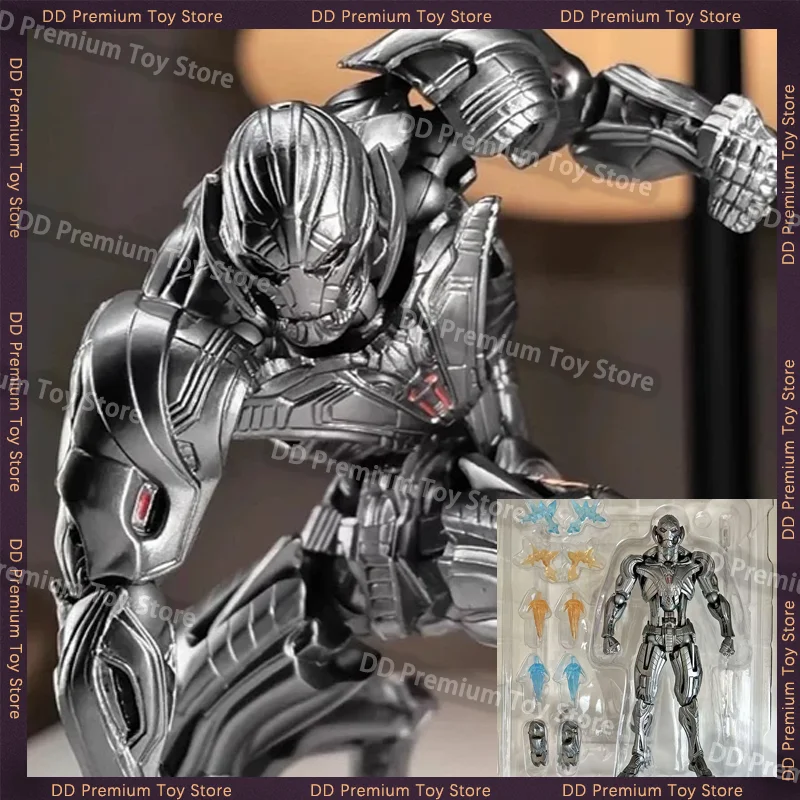 Фото В наличии: Фигурки AC Factory Ultron Action Figures Kaiyodo Amazing Yamaguchi Avengers, 17 см, коллекционная модель, подарок, игрушка №1