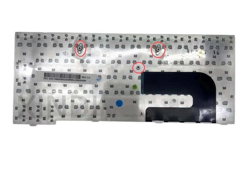 Фото Латинская клавиатура для SAMSUNG NP-N130 N140 NP-NC10 N110 NC310 ND10 BA59-02420, раскладка LA, белая, без подсветки №3