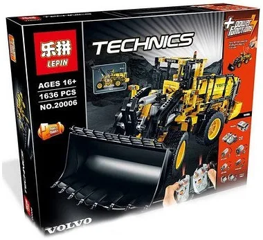 Конструктор Lepin Technics 20006 автопогрузчик Volvo L350F Technic 42030|Technic/Электронный