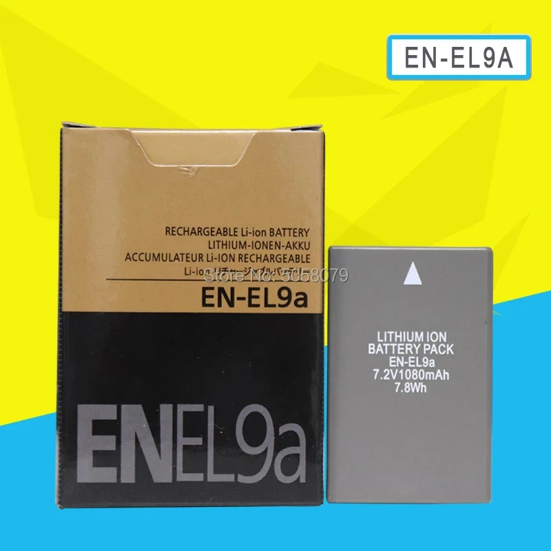 EN-EL9a ENEL9a Battery 1080mAh For Durable D60 D5000 D40X D40 D3X D3000 D30 Cameras | Электроника