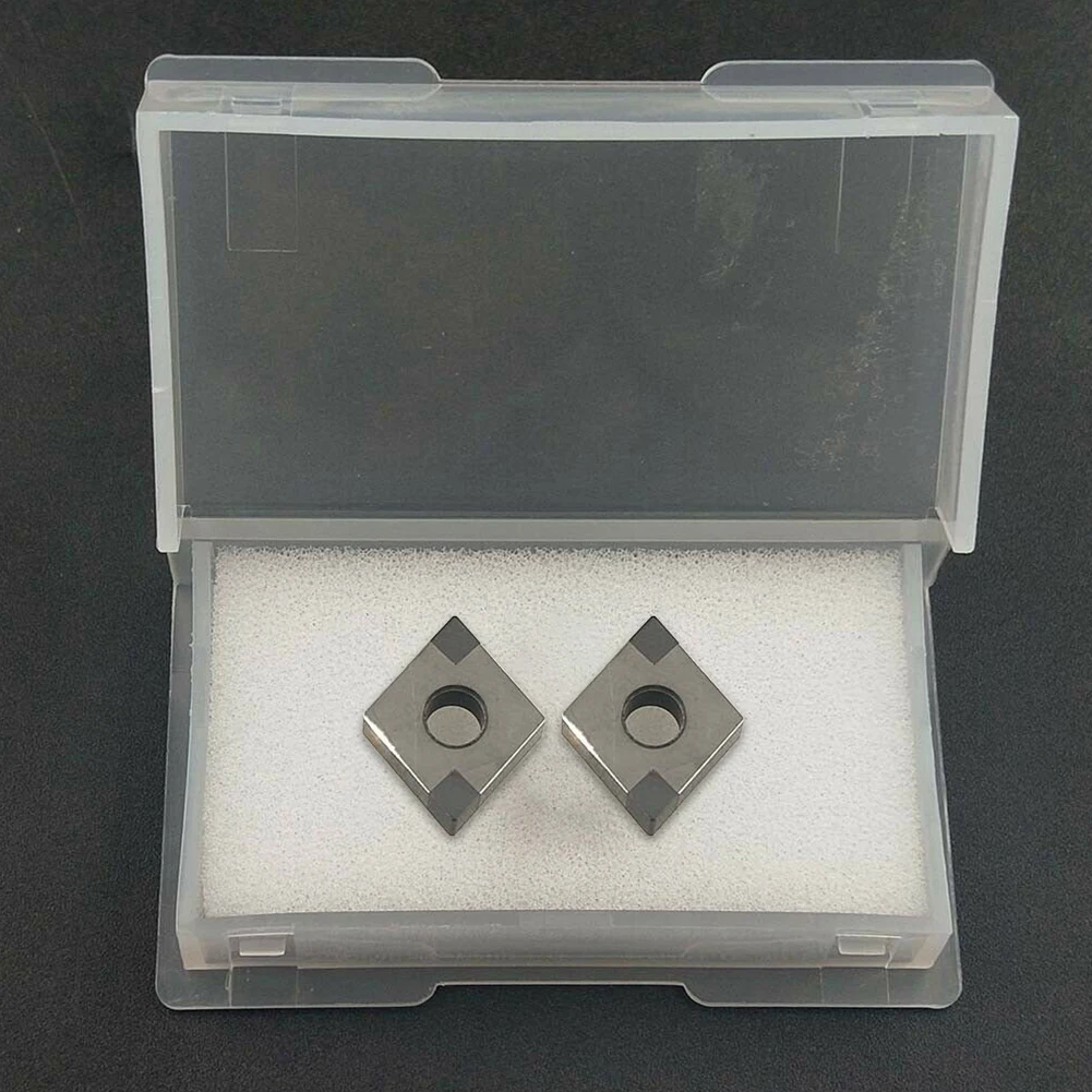 

2PC CNMG43 CNMG120404 CBN Carbide Insert Kit 12mm Length Hard Steel CBN CNC Turning Blade For Steel Cast Iron Finishing Tool