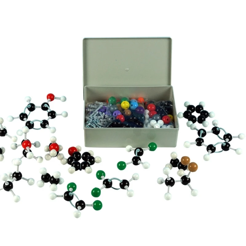 

267Pcs Chemistry Molecular Model Kit Molecular Model Set for Inorganic & Organic Chemistry with Atoms Bonds and 1 Tool