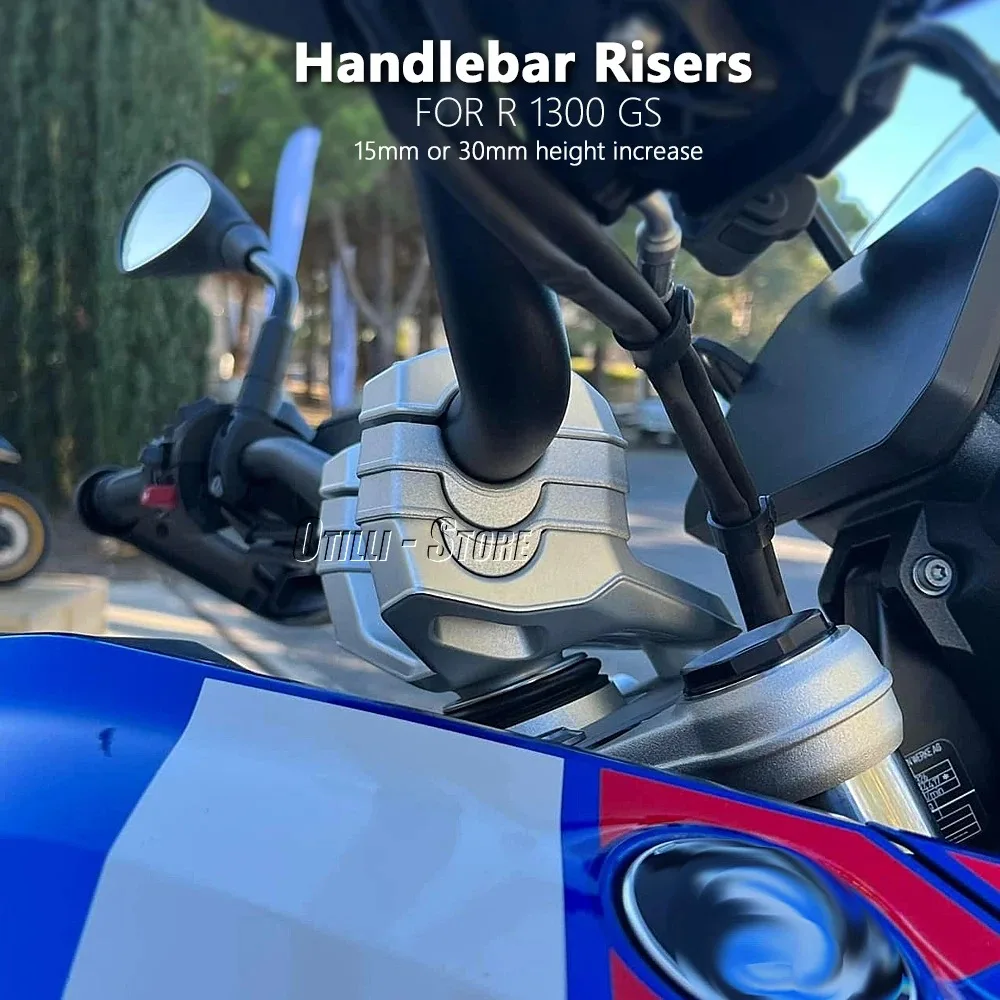 Новый зажим для руля мотоцикла алюминиевый руль серебристый BMW R1300GS r1300gs R1300 GS r1300