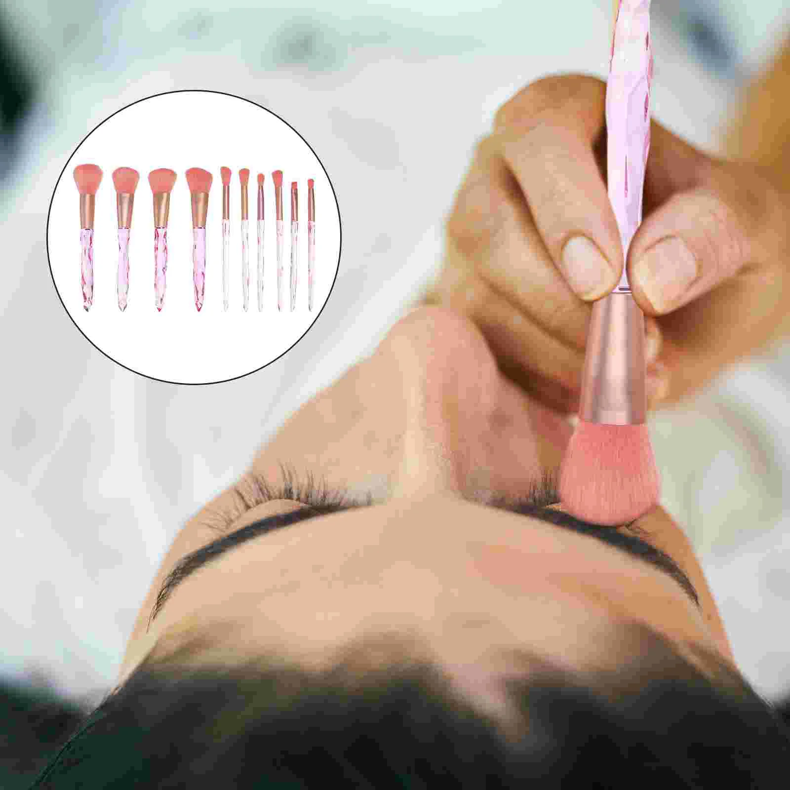 

Brush Brushes Makeupkit Set Powder Foundation Eyeliner Professionalwoman Fiber Tool Handle