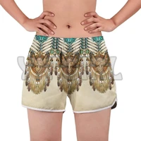 seamless native pattern custom 3d all over printed shorts quick drying beach shorts summer beach swim trunks