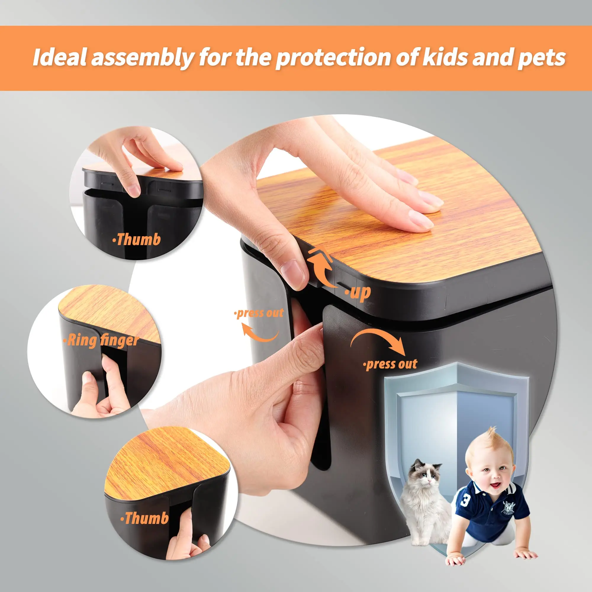 Коробка управления кабелем Комплект для удлинителя чтобы скрыть провода Коробки