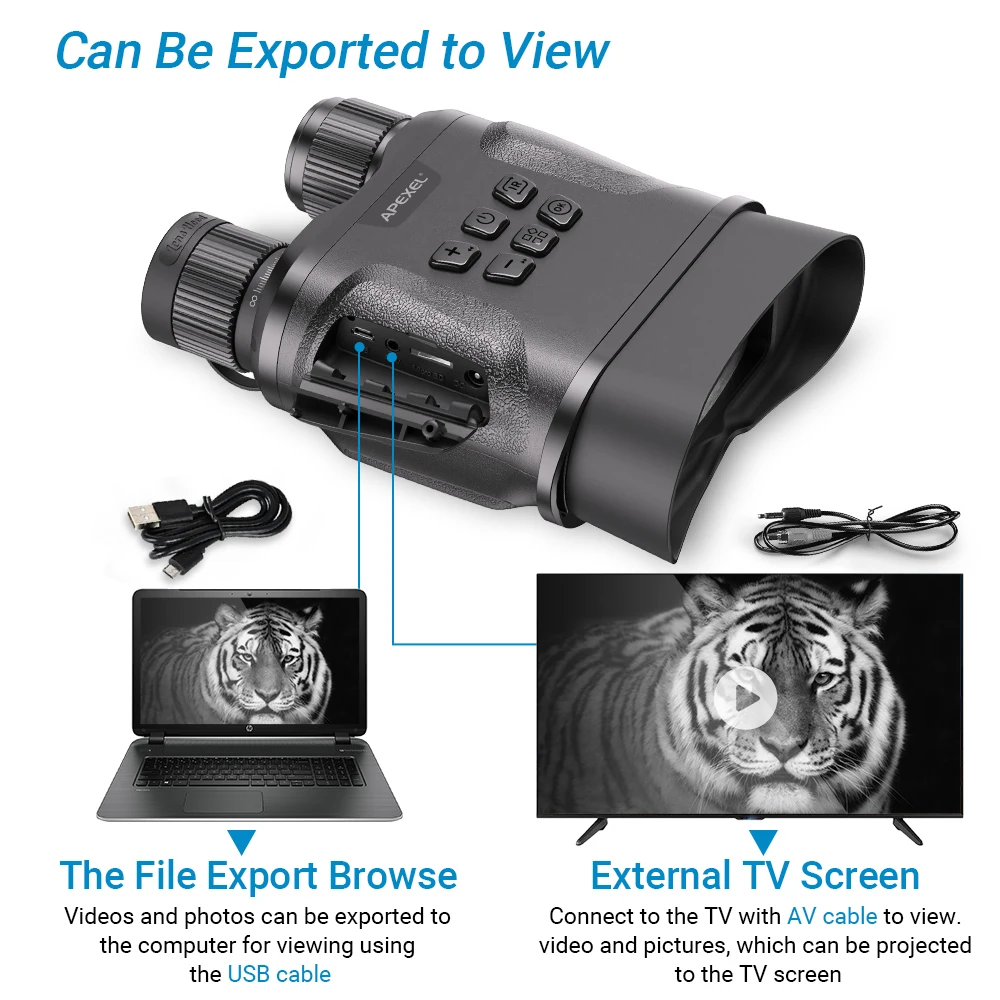 Женский бинокль ночного видения инфракрасный военный Цифровой телескоп для