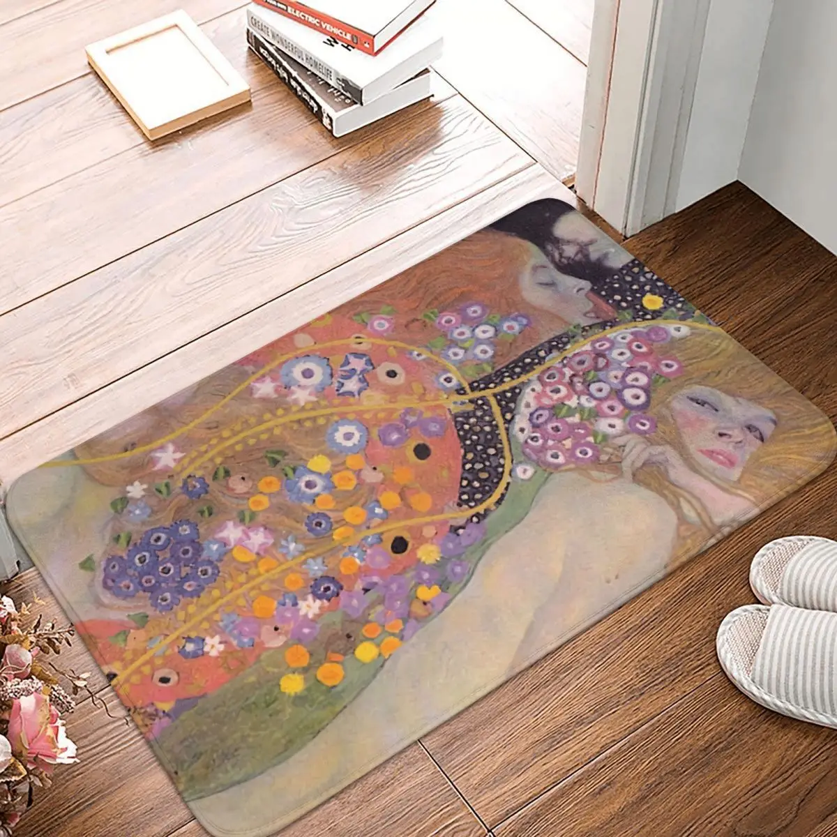 

Mystery Tarot Card Non-slip Doormat WATER SNAKES GUSTAV KLIMT Living Room Kitchen Mat Outdoor Carpet Home Pattern Decor