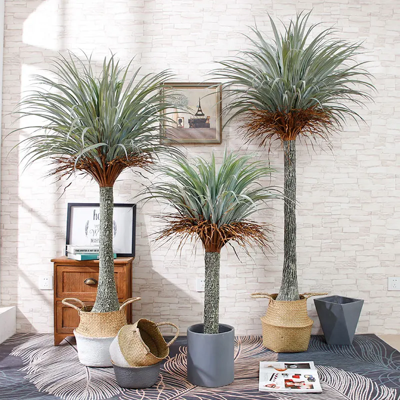 

Nordic Ins Wind Artificial Green Plant Potted Large Fake Century Tree Living Room Floor Decoration Plastic Plant Ornaments