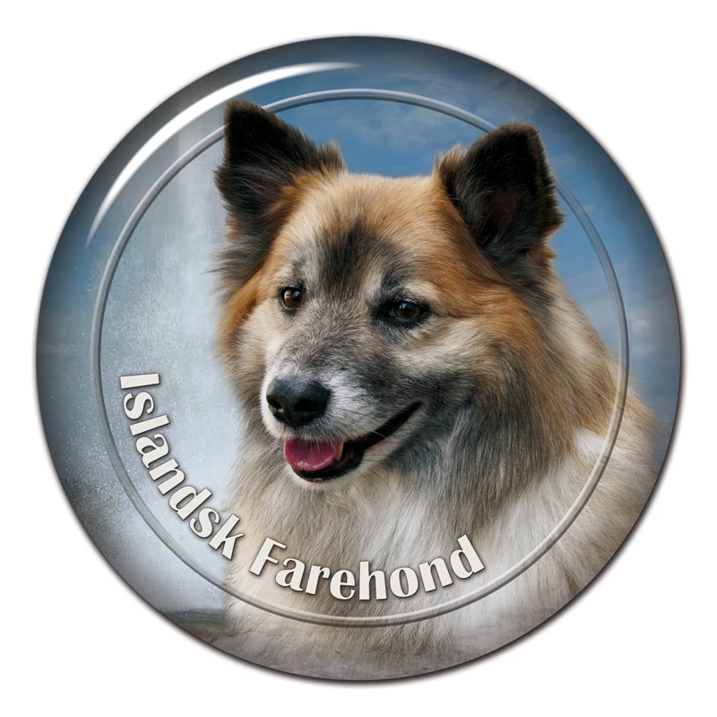 

Removable Vinyl Decal Island Farehond Dog Pet Car Sticker Waterproof Accessories on Bumper Rear Window Laptop