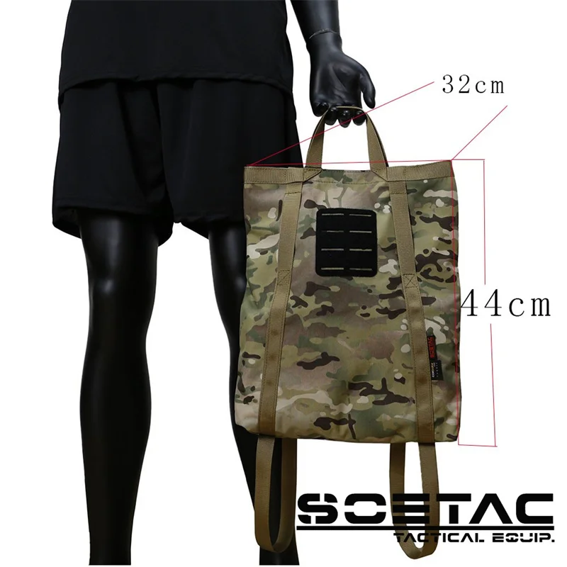

SOETAC Nylon Outdoor Backpack Men Casual High Capacity Handbag Fashion Lightweight Sport Bag Male Commuter Pack For Ipad Laptop
