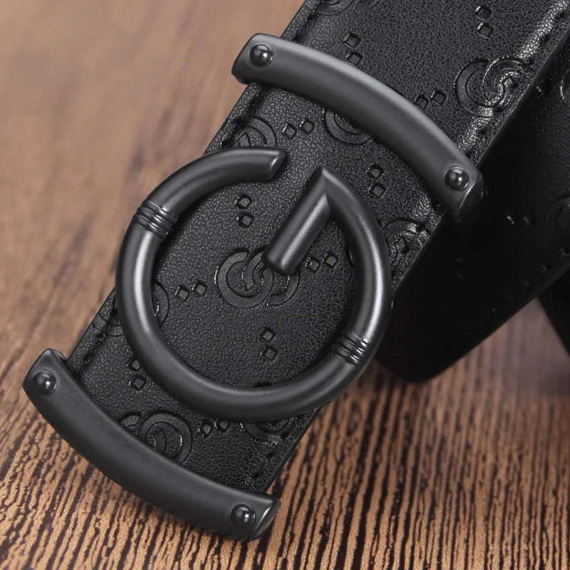 

2022 New G type smooth buckle unisex belt female strap belt designer High quality brand Male belts for men Leather belts