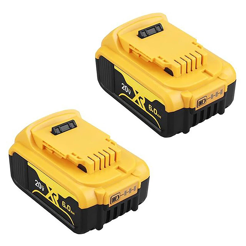 

20V 3.0Ah 6.0Ah DCB200 Vervangende Li-Ion Batterij Voor Dewalt Max Xr DCB205 DCB201 DCB203 Power Tool Batterijen