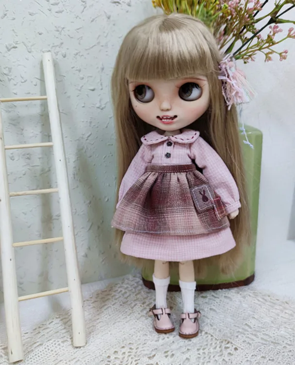 

Шарнирная кукла, цвет галстука, юбка 30 см (подходит для Pullip,Ob24, Licca)