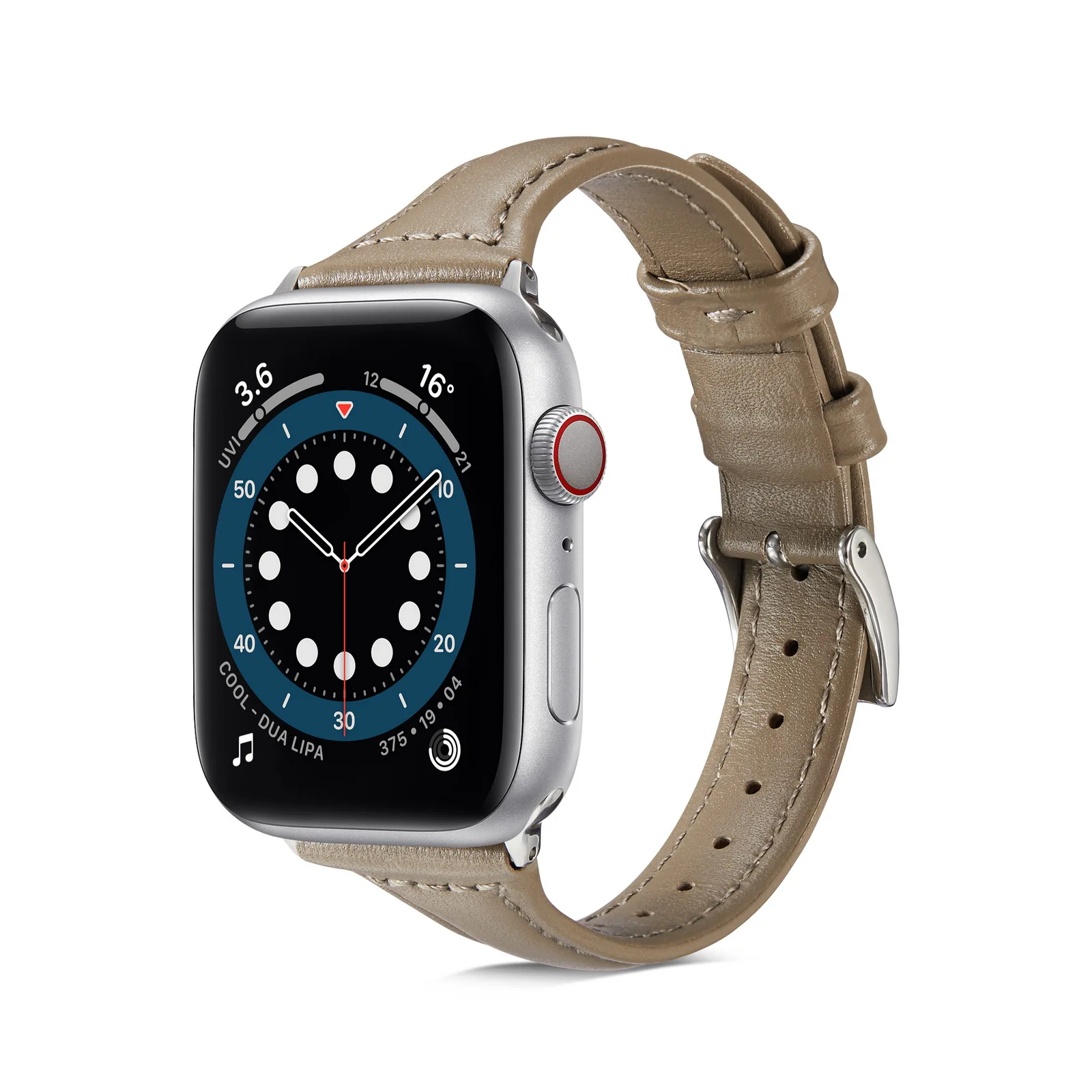 

High quality Leather loop Band for iWatch 38mm 40mm Sports Strap band for Apple watch 42mm 44mm Series 3 4 5 6 SE 7 41MM 45MM