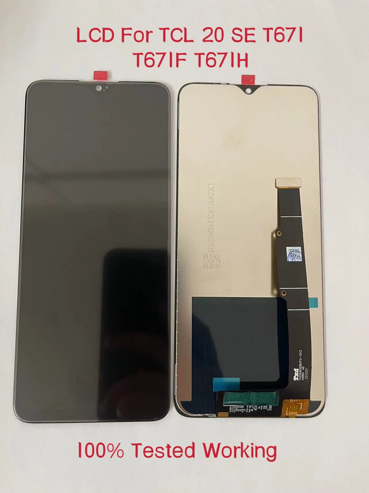 

Original No Pixels 6.82" LCD Display For TCL 20 SE T671H T671F T671E LCD With Touch Screen Digitizer Complete For TCL 20 SE LCD