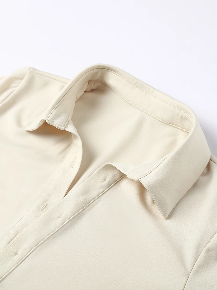 Абрикосовый женский модный комбинезон на шнуровке с коротким рукавом и длинными