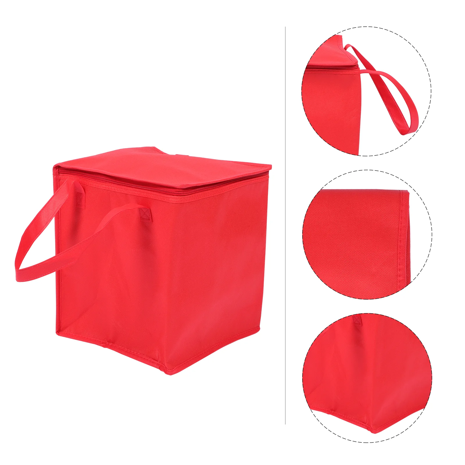

Insulated Picnic Bag Thermal Food Heat Preservation Coffee Cake Takeout Delivery Pizza Insulation