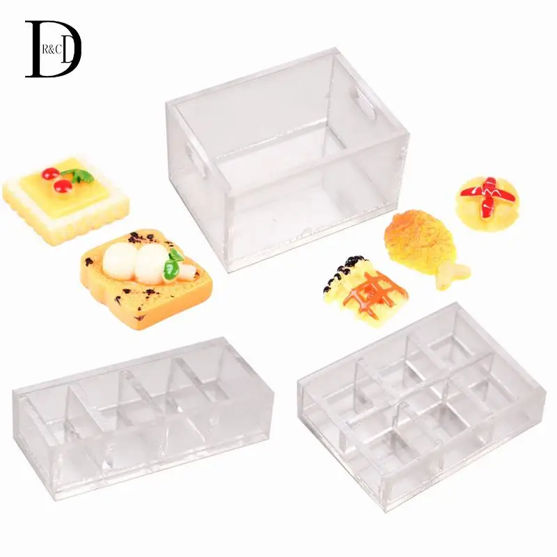 

Мини-Чехлы пустые аксессуары для кукольного домика Мини-коробки для десертов кухонные игрушки