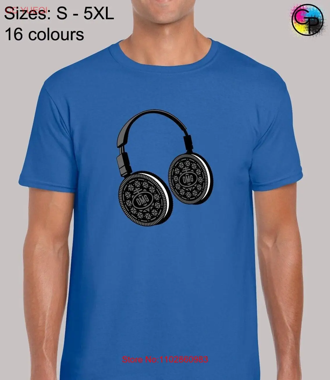 Бисквитные наушники мужская футболка унисекс забавная шутка пародия музыка