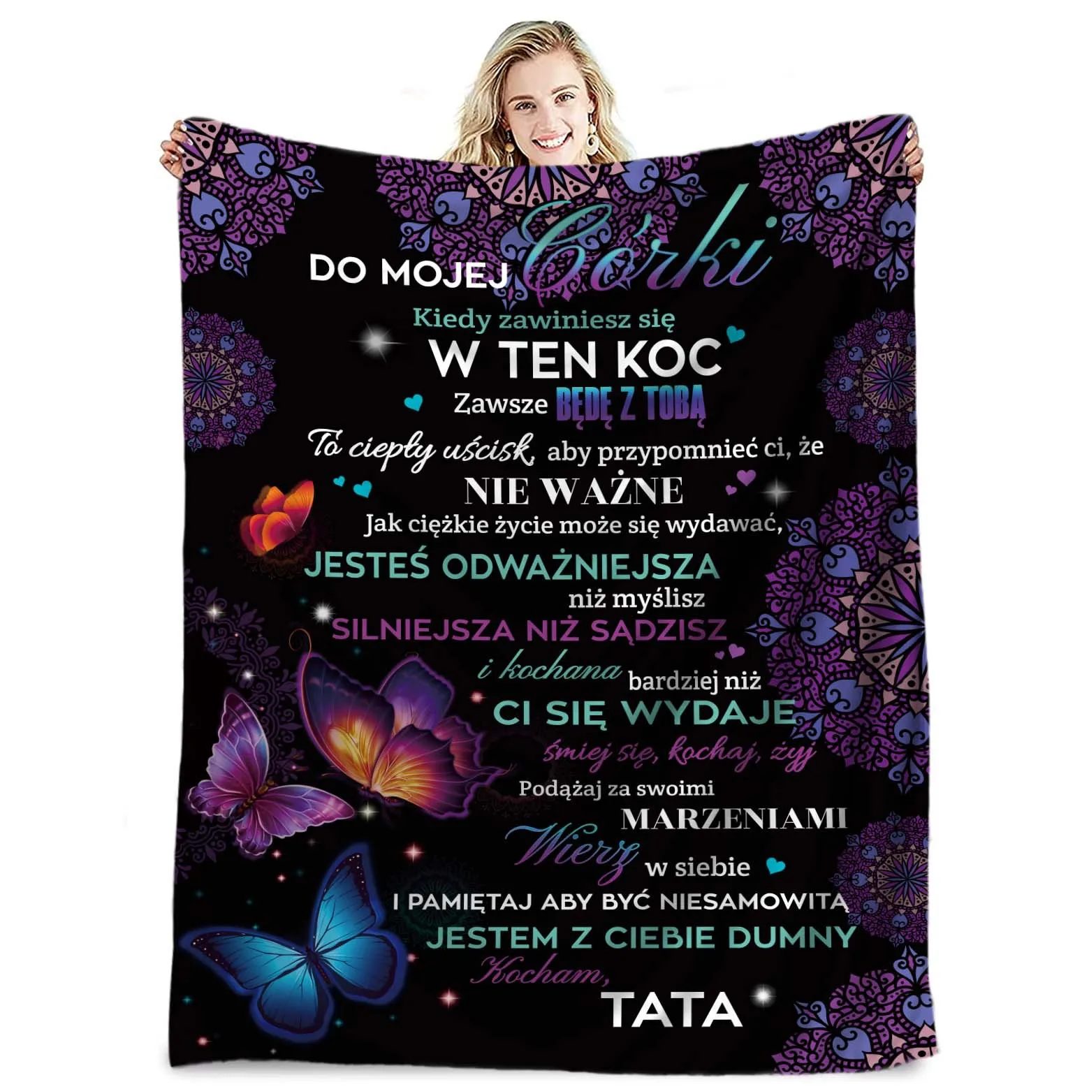 Конверт искусственное Клетчатое одеяло польский Зимний Рождественский подарок