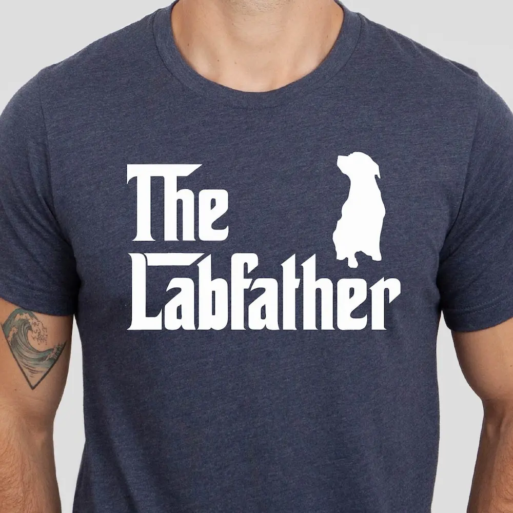 Футболка Labfather лабрадор отец День отца владелец собак