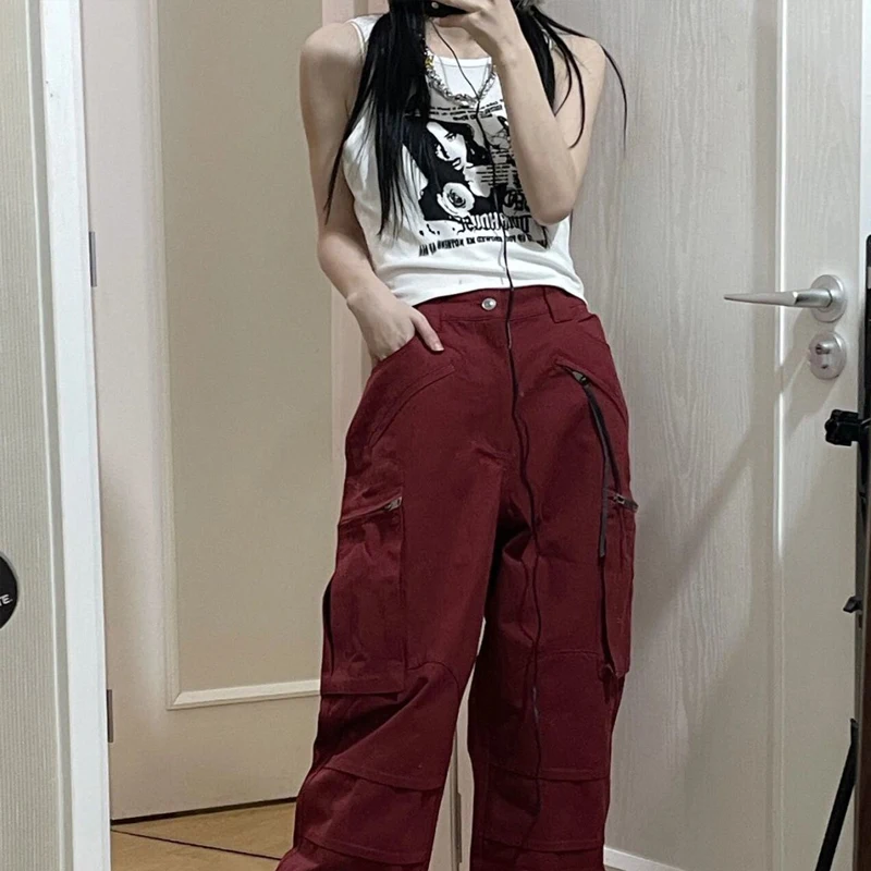 Женский короткий топ без рукавов Готическая уличная одежда в американском стиле