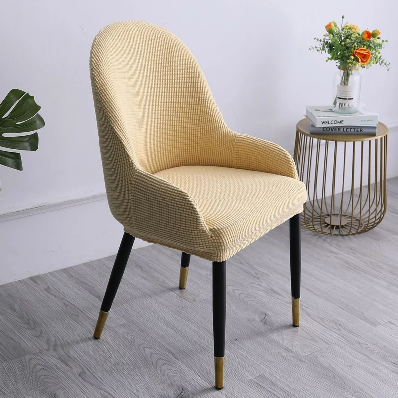 Cover Wingback Side Chair Slipcovers Dining Protector Washable Polar Fleece Soft