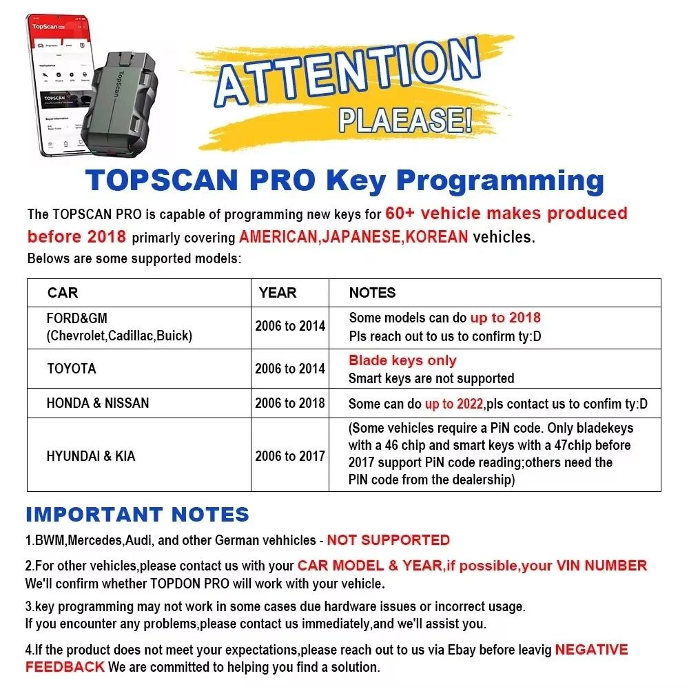 Фото Диагностический сканер TOPDON Topscan Pro Wireless OBD2, считыватель кодов, полная диагностика системы, двунаправленное тестирование, программирование ключей, 13+ функций сброса. №5